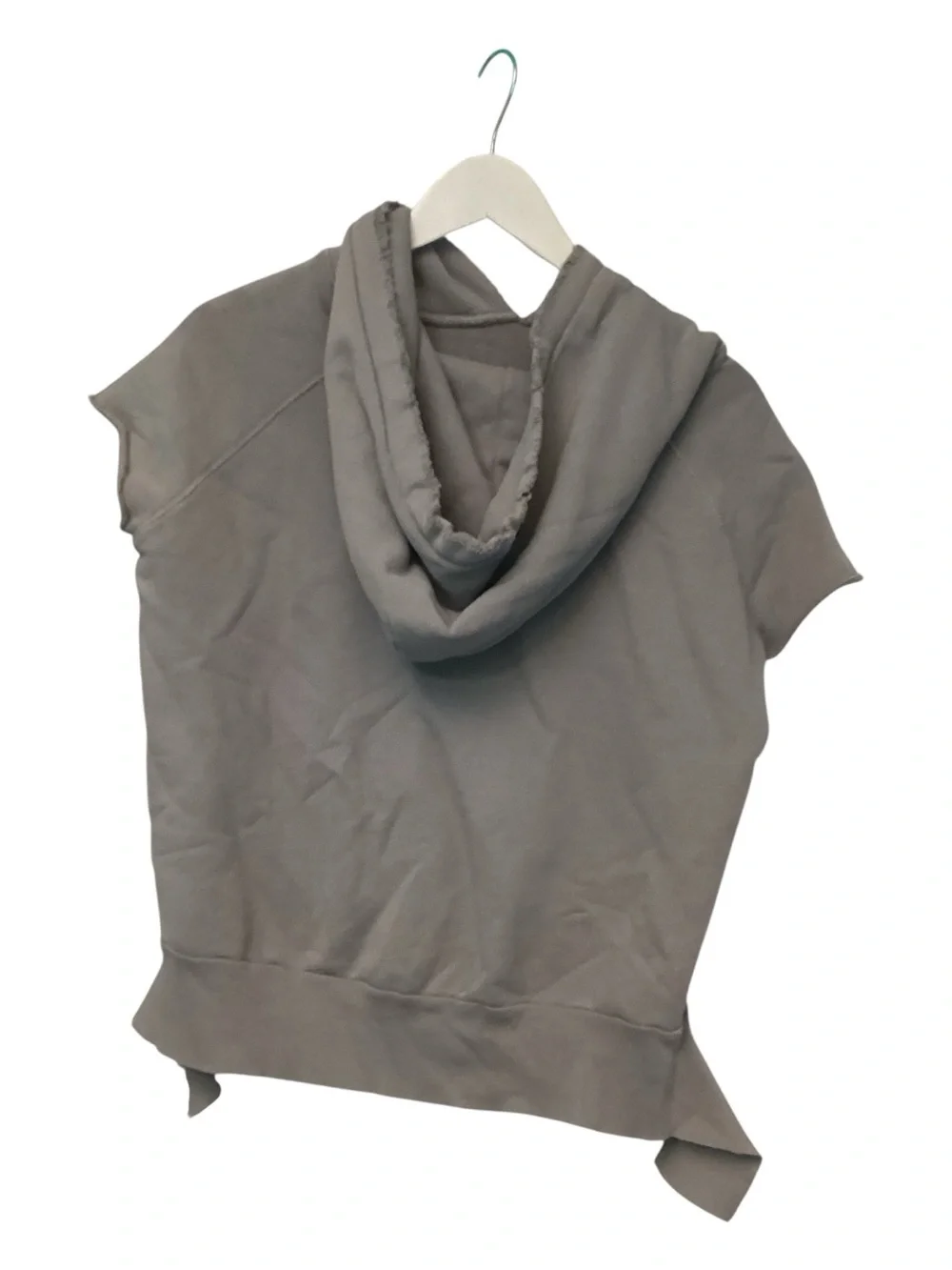 TEE LAB BY FRANK & EILEEN LAB507 SHORT SLEEVE PULLOVER HOODIE - GRAY
